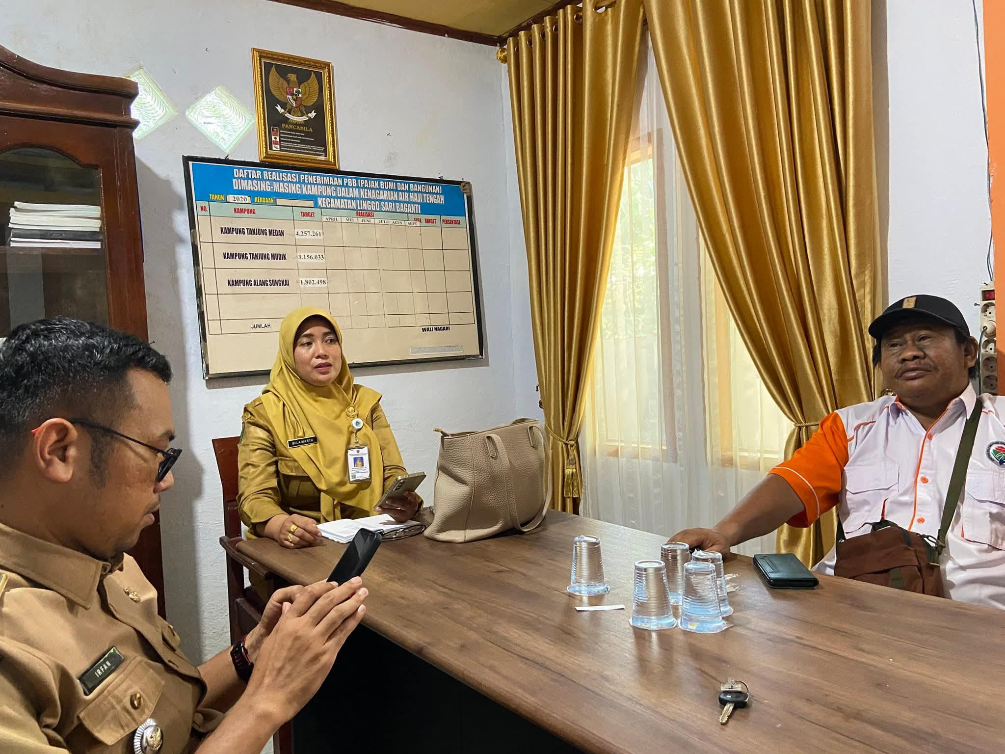 Tingkatkan Kualitas Data Nagari, Kecamatan Linggo Sari Baganti Gelar Bimtek IDM